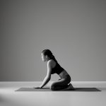yoga on mat